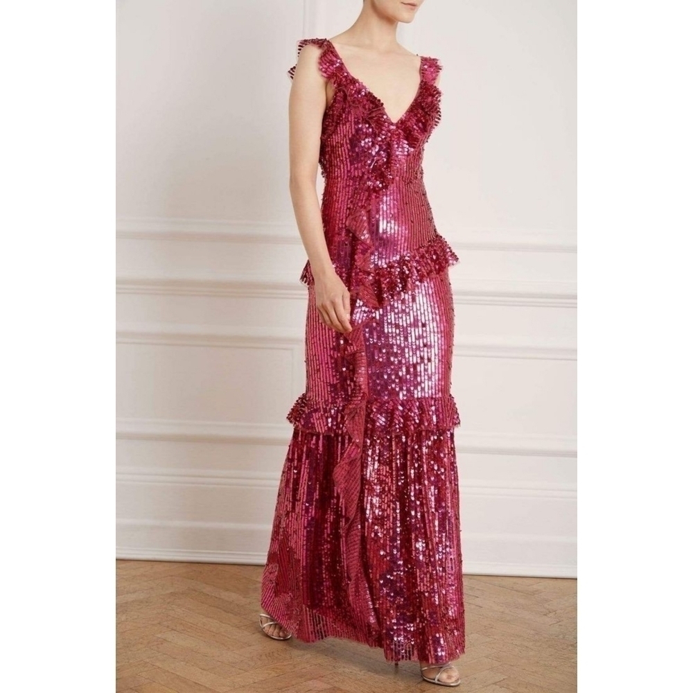 Needle & Thread Scarlett Sequined gown - Picture 11 of 11